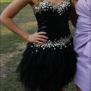 Flirt by Maggie Sottero Beaded Corset Dress